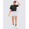imageTHE GYM PEOPLE 2 Pack Womens Workout Crop Tops Boxy Short Sleeve Athletic Running Basic Cropped TShirtsBlackBlack