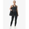 imageTHE GYM PEOPLE Womens Cross Waist Workout Leggings Tummy Control High Waisted Athletic Yoga Pants with PocketsBlack Camo