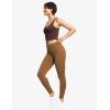 imageTHE GYM PEOPLE Womens High Waist Workout Legging Soft Tummy Control Squat Proof Yoga Running PantsBrown
