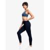 imageTHE GYM PEOPLE Womens High Waist Workout Legging Soft Tummy Control Squat Proof Yoga Running PantsNavy Blue