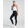 imageTHE GYM PEOPLE Womens High Waist Yoga Pants Soft Tummy Control Athletic Workout Leggings with Deep PocketsBlack
