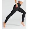 imageTHE GYM PEOPLE Womens High Waist Yoga Pants Soft Tummy Control Athletic Workout Leggings with Deep PocketsBlack
