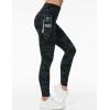 imageTHE GYM PEOPLE Womens High Waist Yoga Pants Soft Tummy Control Athletic Workout Leggings with Deep PocketsBlack Camo