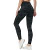 imageTHE GYM PEOPLE Womens High Waist Yoga Pants Soft Tummy Control Athletic Workout Leggings with Deep PocketsBlack Camo