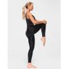 imageTHE GYM PEOPLE Womens High Waist Yoga Pants Soft Tummy Control Athletic Workout Leggings with Deep PocketsBlack Leopard