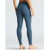 imageTHE GYM PEOPLE Womens High Waist Yoga Pants Soft Tummy Control Athletic Workout Leggings with Deep PocketsGrey Blue