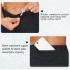 imageTHE GYM PEOPLE Womens High Waisted Running Shorts Quick Dry Athletic Workout Shorts with Mesh Liner Zipper PocketsBlack