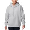 imageTHE GYM PEOPLE Womens Oversized Hoodie Lightweight Soft Drawstring Pullover Sweatshirt with PocketsLight Grey