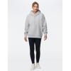 imageTHE GYM PEOPLE Womens Oversized Hoodie Lightweight Soft Drawstring Pullover Sweatshirt with PocketsLight Grey