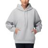 imageTHE GYM PEOPLE Womens Oversized Hoodie Lightweight Soft Drawstring Pullover Sweatshirt with PocketsLight Grey
