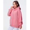 imageTHE GYM PEOPLE Womens Oversized Hoodie Lightweight Soft Drawstring Pullover Sweatshirt with PocketsWatermelon Pink