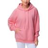 imageTHE GYM PEOPLE Womens Oversized Hoodie Lightweight Soft Drawstring Pullover Sweatshirt with PocketsWatermelon Pink