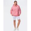 imageTHE GYM PEOPLE Womens Oversized Hoodie Lightweight Soft Drawstring Pullover Sweatshirt with PocketsWatermelon Pink