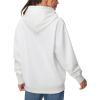 imageTHE GYM PEOPLE Womens Oversized Hoodie Lightweight Soft Drawstring Pullover Sweatshirt with PocketsWhite