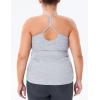imageTHE GYM PEOPLE Womens Racerback Workout Tank Tops Sleeveless Yoga Athletic Shirts with Built in BraLight Grey Heather