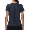 imageTHE GYM PEOPLE Womens Seamless Workout TShirts Short Sleeve Slim Fit Shirts Breathable Running Tee TopsHeather Black