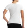 imageTHE GYM PEOPLE Womens Seamless Workout TShirts Short Sleeve Slim Fit Shirts Breathable Running Tee TopsWhite