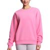 imageTHE GYM PEOPLE Womens Soft Oversized Sweatshirt Crewneck Loose fit Lightweight Pullover TopsWatermelon Pink