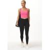 imageTHE GYM PEOPLE Womens V Cross Waist Yoga Leggings with High Waisted Tummy ControlBlack