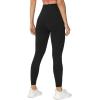 imageTHE GYM PEOPLE Womens V Cross Waist Yoga Leggings with High Waisted Tummy ControlBlack