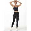 imageTHE GYM PEOPLE Womens V Cross Waist Yoga Leggings with High Waisted Tummy ControlBlack Camo