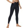 imageTHE GYM PEOPLE Womens V Cross Waist Yoga Leggings with High Waisted Tummy ControlBlack Leopard