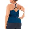 imageTHE GYM PEOPLE Womens Racerback Workout Tank Tops Sleeveless Yoga Athletic Shirts with Built in BraDark Blue Green