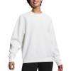 imageTHE GYM PEOPLE Womens Soft Oversized Sweatshirt Crewneck Loose fit Lightweight Pullover TopsWhite