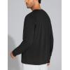 imageTHE GYM PEOPLE Mens Long Sleeve Soft Workout Shirts UPF 50 Fall Lightweight Athletic Pullover Tops for Hiking RunningBlack