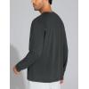 imageTHE GYM PEOPLE Mens Long Sleeve Soft Workout Shirts UPF 50 Fall Lightweight Athletic Pullover Tops for Hiking RunningCharcoal Grey