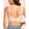 imageTHE GYM PEOPLE Womens Wireless Seamless Bras Full Coverage Comfortable Bralette Invisible Everyday Tshirt Bra PaddedNude
