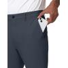 imageTHE GYM PEOPLE Mens Golf Pants Stretch Comfy Casual Pants 3032 Work Trousers with PocketsBlue
