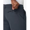 imageTHE GYM PEOPLE Mens Golf Pants Stretch Comfy Casual Pants 3032 Work Trousers with PocketsLight Brushed Fleece Blue