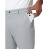 imageTHE GYM PEOPLE Mens Golf Pants Stretch Comfy Casual Pants 3032 Work Trousers with PocketsLight Grey