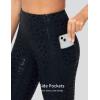 imageTHE GYM PEOPLE Womens High Waisted Yoga Leggings Soft Tummy Control Workout Running Athletic Pants with PocketsBlack Leopard