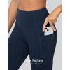 imageTHE GYM PEOPLE Womens High Waisted Yoga Leggings Soft Tummy Control Workout Running Athletic Pants with PocketsNavy Blue