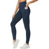 imageTHE GYM PEOPLE Womens Scrunch Butt Lifting Yoga Pants High Waisted Stretch Athletic Workout Leggings with PocketsNavy Blue