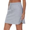 imageTHE GYM PEOPLE Womens Comfy Drawstring Sweat Skirts Cotton Linerless Work Lounge Golf Tennis Jersey Skirt with PocketsGrey