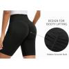 imageTHE GYM PEOPLE Womens High Waist Scrunch Butt Lifting Yoga Shorts No Front Seam Stretchy Workout Shorts 8 with PocketsBlack