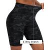 imageTHE GYM PEOPLE Womens High Waist Scrunch Butt Lifting Yoga Shorts No Front Seam Stretchy Workout Shorts 8 with PocketsBlackgrey Camo