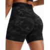 imageTHE GYM PEOPLE Womens High Waisted Ruched Yoga Shorts Scrunched Butt Lifting Contour Workout Shorts 5 with PocketsBlackgrey Camo