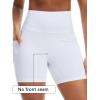 imageTHE GYM PEOPLE Womens High Waisted Ruched Yoga Shorts Scrunched Butt Lifting Contour Workout Shorts 5 with PocketsWhite
