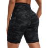 imageTHE GYM PEOPLE Womens High Waist Scrunch Butt Lifting Yoga Shorts No Front Seam Stretchy Workout Shorts 8 with PocketsBlackgrey Camo